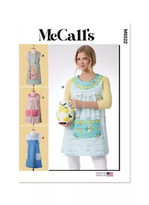 McCall's Easy SEWING PATTERN M8522 Misses' Cobbler Aprons XS-XL - Picture 1 of 8