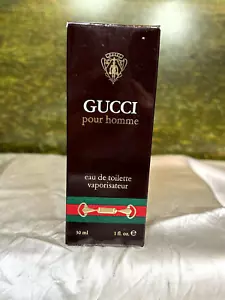 GUCCI POUR HOMME 30ML EDT SPRAY (20% EVAPORATED WITH BOX) - Picture 1 of 8