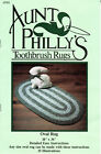 "Oval Rug" ©1986 Aunt Philly's Toobrsh Rugs Craft Pattern # AP101 18"x36"