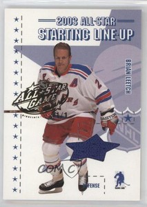 2003 ITG Be A Player Memorabilia All-Star Game 1/1 Brian Leetch #ASSL-2 HOF 2a8