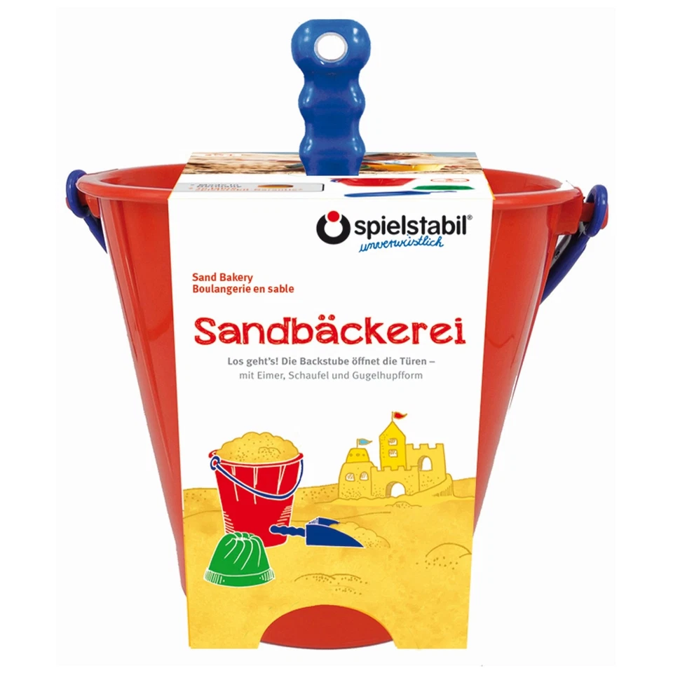Spielstabil Sandbäckerei classic Set, Gugelhupf, Eimer, Schaufel, Sandförmchen - Bild 1 von 1