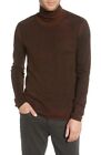 $398 John Varvatos Artisan Turtleneck Sweater Reverse Size Large L Cashmere