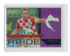 Darijo Srna 2015-16 Panini Select National Pride Purple Prizm /99 Croatia