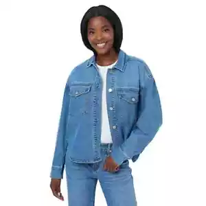 Edited by Remi Bader Women's Denim Top Size Small Authentic - Picture 1 of 5