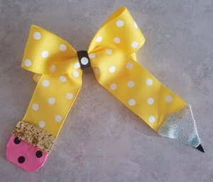 So Cute! Boutique Back To School Pencil Hair Bow. L@@K!! - Picture 1 of 3