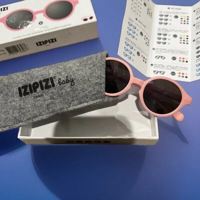 Izipizi Paris SUN baby Polarized Lenses 100% UV Pastel Pink NIB - Image 1 of 4