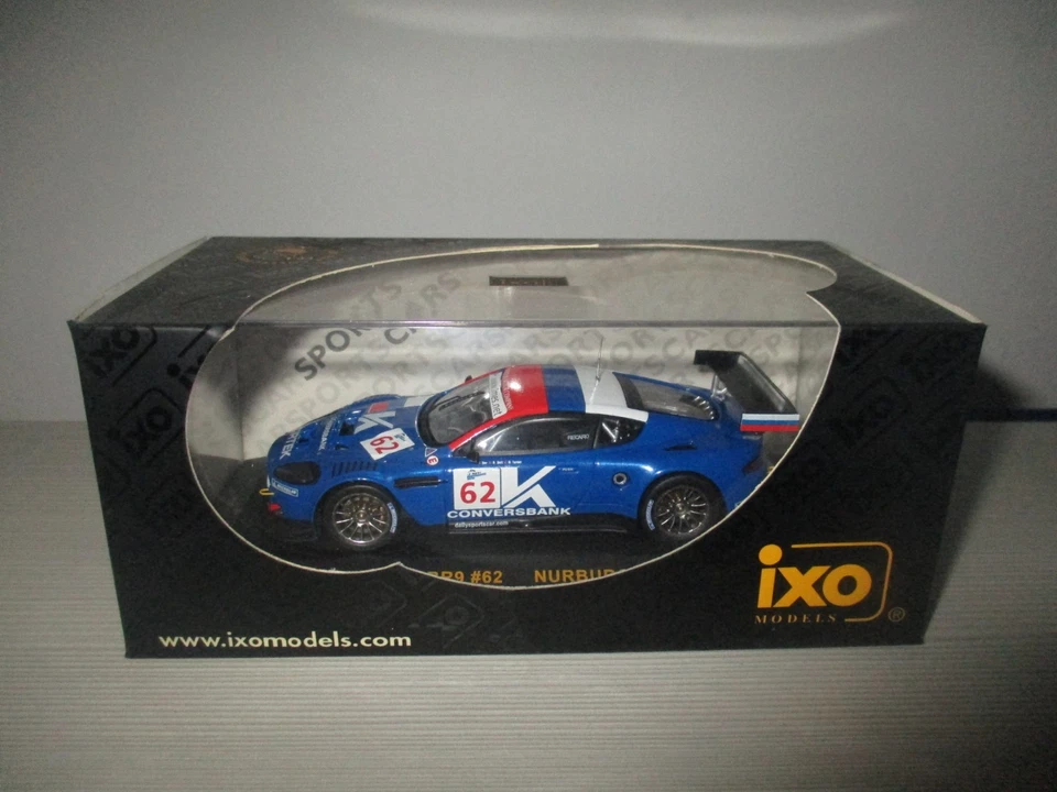 ASTON MARTIN DBR#62 NURBURGRING WINNER 2005 GTM038 IXO MODELS SCALA 1:43 - Immagine 1 di 1