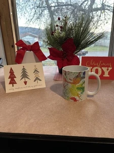 Neu Kaffeebecher Geschenk Farbspritzer 11 Unzen Künstler Krankheit Heilung Gebet schneller Versand - Bild 1 von 4