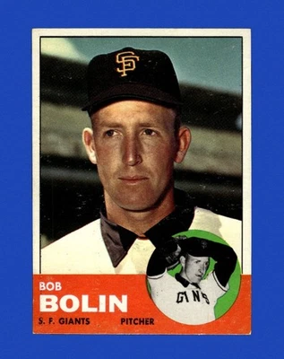 1963 Topps Set-Break #106 Bobby Bolin como nuevo *GMCARDS* Foto 1 de 2