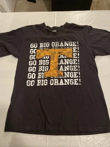 University Of Tennesse Vols Tee Shirt Youth Medium Go Vols Orange and White - Picture 1 of 7