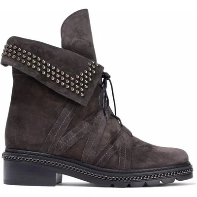 NWOB Stuart Weitzman Yadastud Embellished Brown Suede Leather Ankle Boots Size 8 - Image 1 of 4