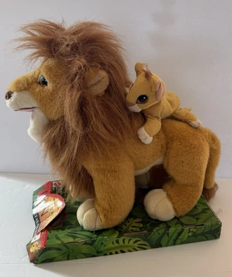 Peluche de colección 1993 Disney El Rey León MUFASA e Hijo Foto 1 de 4