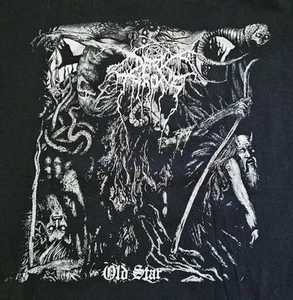 DARKTHRONE Old Star Black Metal T Shirt Size Large Hardcore - Picture 1 of 4