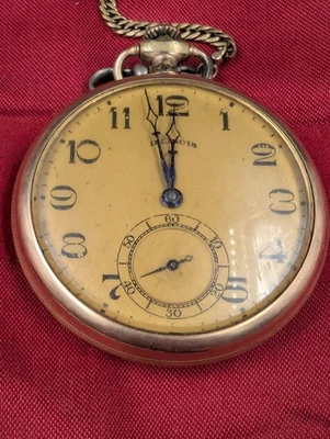 Antique Illinois Grade 406 Size 12 Gold Filled 3 Position Adjustable 1922 Pocket - Image 1 of 4