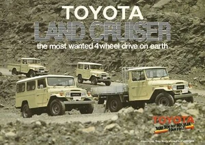 Vintage Japan Toyota Land Cruiser the Most Wanted Vehicle on Earth Poster Print - Picture 1 of 1