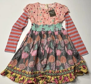Matilda Jane Collette Maggie Dress Friends Forever Girls Size 10 NWT - Picture 1 of 4