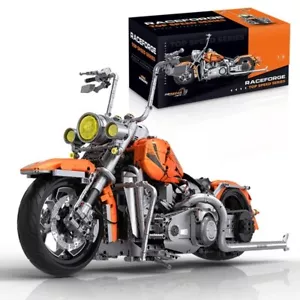 1:5 Classic Motorcycle Building Blocks 2392PCS - Picture 1 of 6