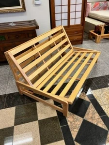 Tri-Fold Futon Frame - A-Frame - Queen Size 60" Wide Chair/Bed - Picture 1 of 6