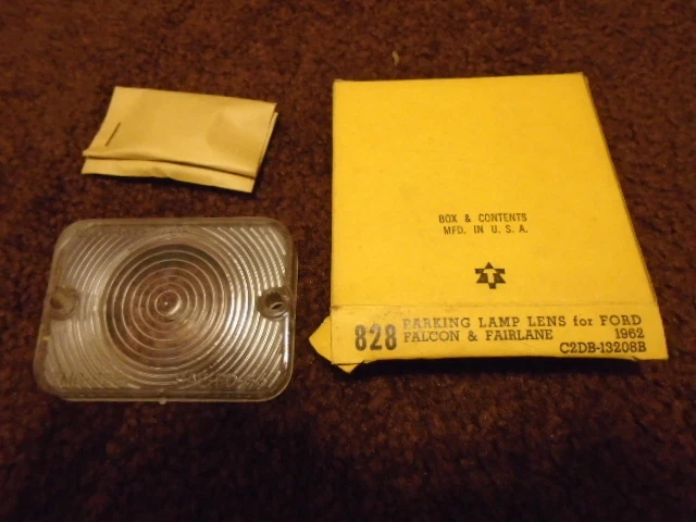 1962 Ford Fairlane Falcon lente de estacionamento transparente  - Imagem 1 de 1