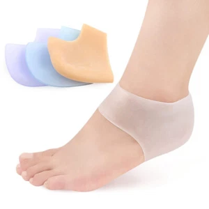 1 pair Moisturising Silicone Gel Heel Cracked Foot Skin Care Protector - Picture 1 of 19