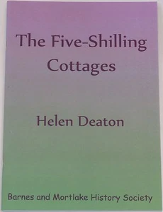 WEST ROAD MORTLAKE HISTORY Five Shilling Cottages Fairfax House 1911 Census WW1 - Imagen 1 de 1