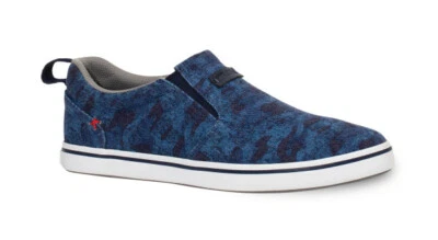 Zapato de cubierta sostenible Xtratuf Sharkbyte para hombre - azul camuflaje Foto 1 de 4