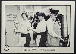 The Three Stooges 1989 FTCC Card #8 (NM)