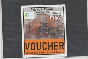 Luxemburgo Trenes Fiesta del Vapor Abono de Entrada año 2022 (GT-65) - Imagen 1 de 1