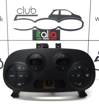 Fiat 500 Climate Control Heater Control Panel in Black (735491194) - Image 1 of 4
