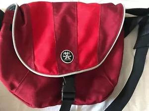 CRUMPLER ''THE UPGRADE'' MESSENGER BAG RED BURGUNDY - Picture 1 of 12