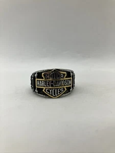 HARLEY DAVIDSON MOTORCYCLE STAINLESS STEEL RING SIZE 12 - Picture 1 of 7