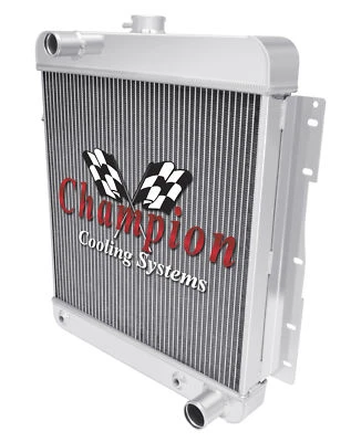 Radiador Kool Champion de 2 filas para Chevrolet Bel Air 1958 Foto 1 de 4