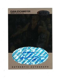 1999 SAGE EVAN ESCHMEYER A18 ROOKIE AUTO PLATINUM 12/50 NORTHWESTERN