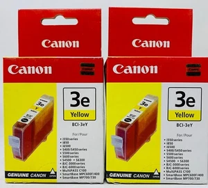 CANON 4482A002 BCI-3eY CARTUCCIA ORIGINALE GIALLO S400/S500/S600/BJC-3000 X 2PZ - Bild 1 von 1