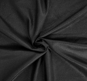 Stretchy Vegan Soft Leather Fabric by the Yard  Print #2 Black Pebble Texture - Picture 1 of 5