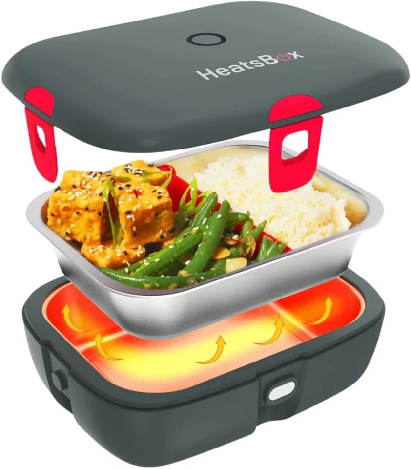 Heatsbox Style+, Scaldavivande Elettrico per Riscaldare Cibi, Ciotola in Acciaio - Immagine 1 di 4