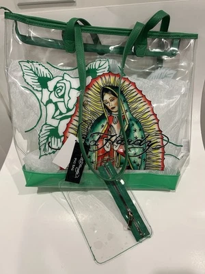Bolsa tote Ed Hardy Virgin Mary - Imagem 1 de 4