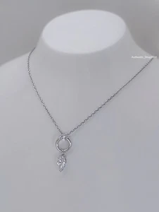 NEW 100% Genuine SWAROVSKI Rhodium Pear Crystal Mesmera Pendant Necklace 5723146 - Picture 1 of 5