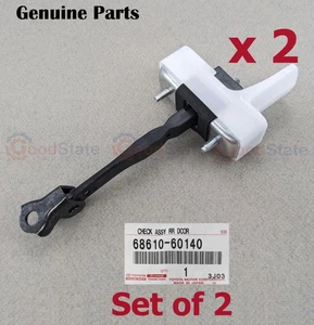 Genuine Toyota Prado 150 Series KDJ GRJ GDJ Front Door Check Arm Stop Strap x2 - Picture 1 of 4
