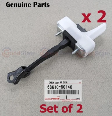 Genuine Toyota Prado 150 Series KDJ GRJ GDJ Front Door Check Arm Stop Strap x2 - Image 1 of 4