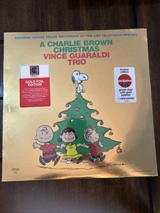 NEW Vince Guaraldi Trio Charlie Brown Christmas Green w/ Gold Splatter Vinyl LP - Picture 1 of 2