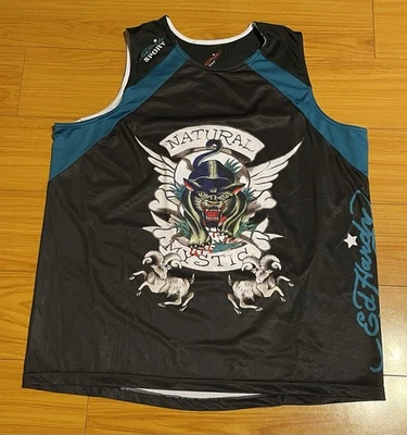 Camiseta sin mangas deportiva para hombre Ed Hardy Mystic Panther L Y2K tatuaje Foto 1 de 4