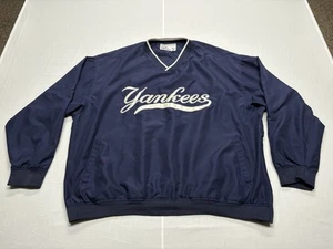 New York Yankees MLB Majestic Pullover Chaqueta Cortavientos Usada en Excelente Condición Talla 4XL - Imagen 1 de 8