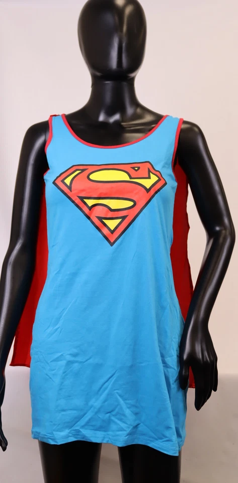 Rubies Costume Co Mujer S Supergirl Vestido sin mangas con capa Disfraz Pequeño 6-10 Foto 1 de 4