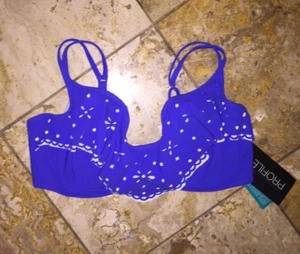 Profile by Gottex Enchantment Bikini Swimsuit Top UW Cup Women's 40D NWT - Picture 1 of 6