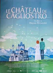 Affiche Cinéma LE CHATEAU DE CAGLIOSTRO 120x160cm Poster / Hayao Miyazaki GHIBLI - Picture 1 of 1