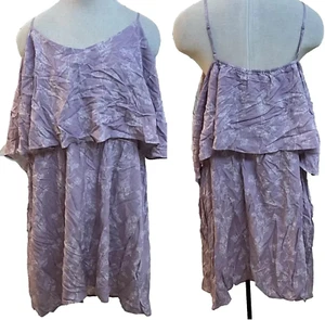 NEW Old Navy Womens 2XL LILAC PURPLE FLORAL DRESS PLUS SZ XXL TALL - Picture 1 of 9