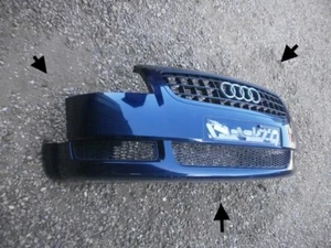 Audi TT 2005 180PS Stoßstange vorne Gitter blau metallic 58km ORIGINAL ORIGINAL - Bild 1 von 23