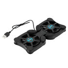 Cooling Fan USB Double Mini Pad Stand Computer Notebook Foldable Cooler Laptop