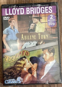 Abilene Town & Trapped DVD -Lloyd Bridges Movie Classics Remastered Brand New - Picture 1 of 2